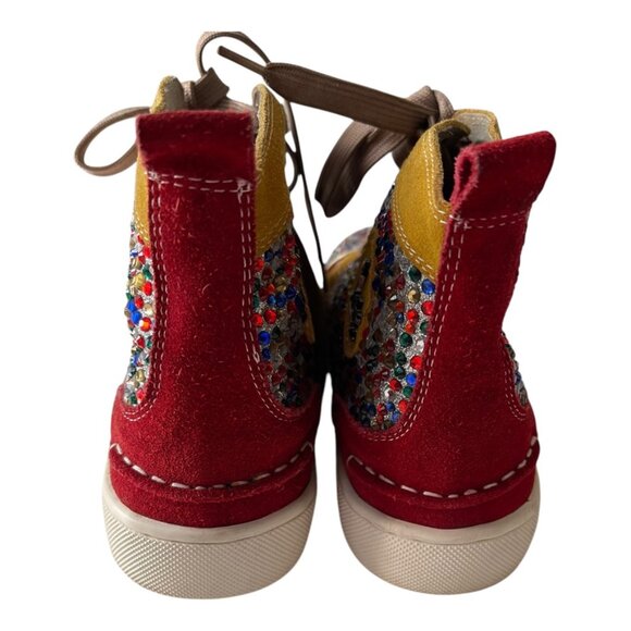 CHRISTIAN LOUBOUTIN BIP BIP WOMAN ORLATO FLAT GLITTER SNEAKERS Size: EU 40, US 9 - Picture 10 of 16